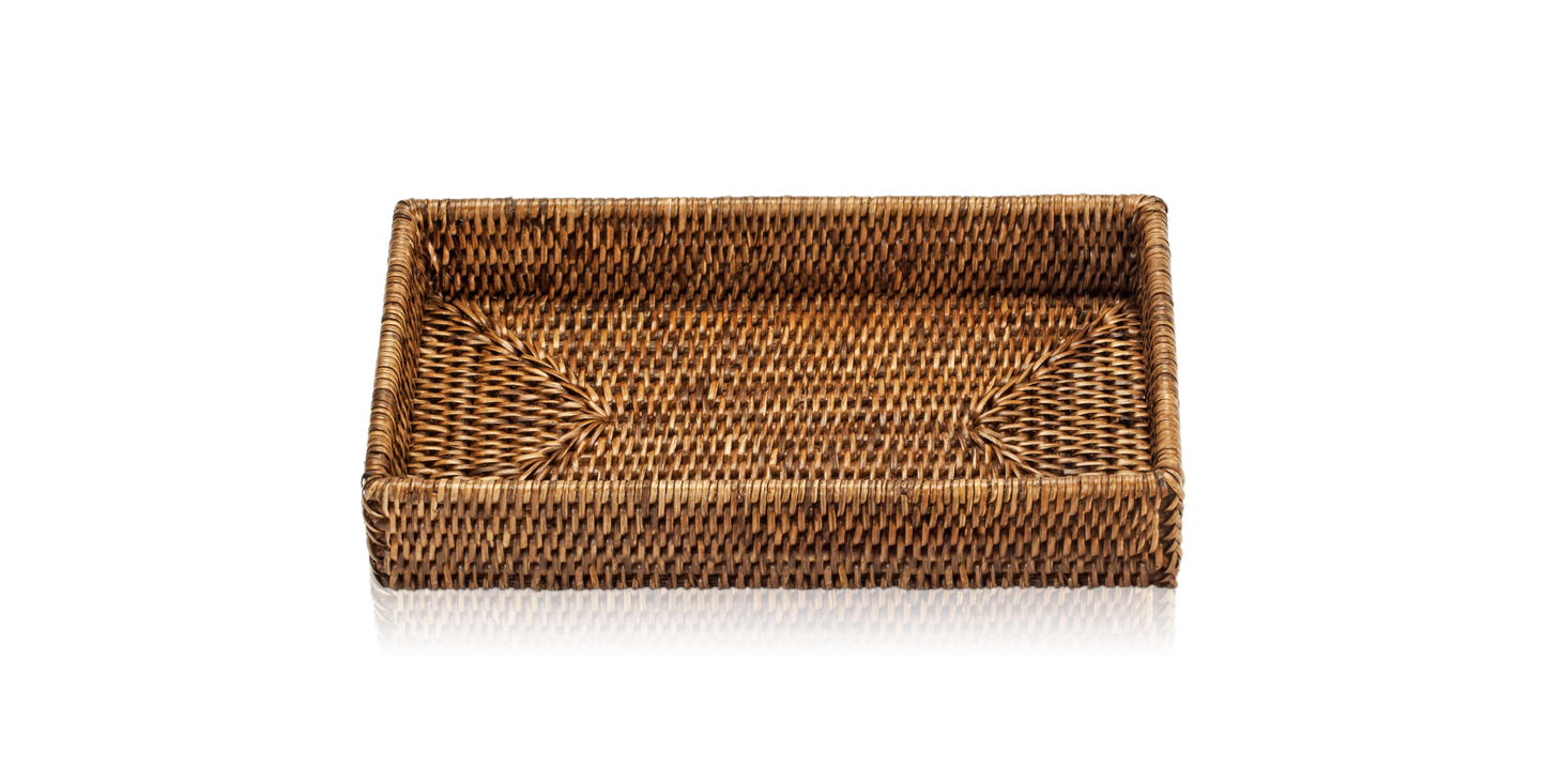 Decor Walther Basket Tablett aus Rattan