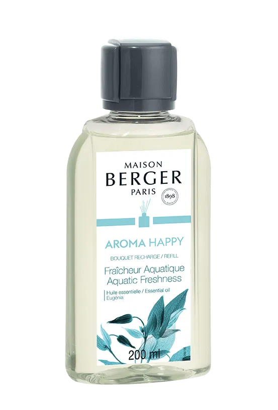 Maison Berger Diffuser Aroma Happy Refill Fraicheur Aquatique/Aquatic Freshness 200ml