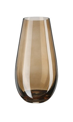 INGE-GLAS  Vase hellbraun 24,5cm