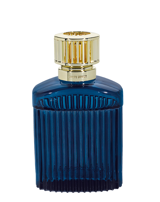 Maison Berger Geschenkset ALPHA, Imperialblau mit 250ml Essenz "Sous l'Oliveraie" NEU